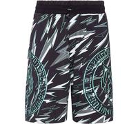 PLEIN SPORT Herren Shorts TIGER (PP2061) XS Schwarz