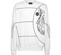 PLEIN SPORT Herren Sweatshirt TIGER (PP2505) S Wei?