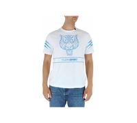 Plein Sport Herren T-Shirt Weiß Frühling/Sommer Baumwolle - Größe: M