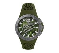 Plein Sport Herren Uhr Analog Quarz THUNDERSTORM CHRONO PSABA0323 Silikon