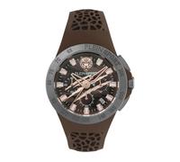 Plein Sport Herren Uhr Analog Quarz THUNDERSTORM CHRONO PSABA0423 Silikon