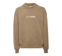Sweatshirt PLEIN SPORT "Kapuzen-Sweatshirt", Herren, Gr. 3XL, beige (65, military), Obermaterial: 60% Baumwolle, 38% Polyester, 2% Elasthan, Sweatshirts Sweatshirt (21319106-XXXL) 65, military