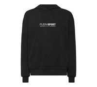 Sweatshirt PLEIN SPORT "Hoodie", Herren, Gr. M, schwarz (02, schwarz), Obermaterial: 60% Baumwolle, 38% Polyester, 2% Elasthan, Sweatshirts (36927143-M) 02, schwarz