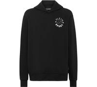 Sweatshirt PLEIN SPORT "Hoodie", Herren, Gr. XL, 0201, schwarz, weiß, Obermaterial: 88% Baumwolle, 12% Polyester, Sweatshirts (44344564-XL) 0201, schwarz, weiß