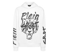 Plein Sport - Hoodie Sweatshirt - - Sport - Herren - Weiß - L