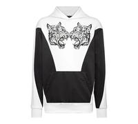 PLEIN SPORT Herren Kapuzensweat TIGER (PP1719) 4XL Wei?