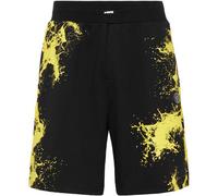 Shorts PLEIN SPORT "Splash", Herren, Gr. 3XL, US-Größen, schwarz (02, schwarz), Obermaterial: 13% Polyester, 87% Baumwolle, Hosen Shorts (92605525-XXXL) 02, schwarz