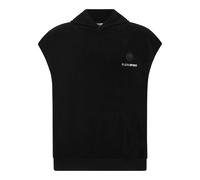 Kurzweste PLEIN SPORT "Jogging-Weste", Jungen, Gr. S, schwarz (02, schwarz), Obermaterial: 47% Polyester, 38% Viskose, 15% Elasthan, Westen (86330434-S) 02, schwarz