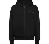 Plein Sport - Sweatjacke Mit Kapuze Scratch - Größe XL - schwarz