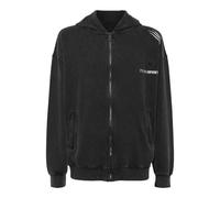 Kapuzensweatjacke PLEIN SPORT "Kapuzen-Sweatjacket", Herren, Gr. 3XL, schwarz (02, schwarz), Obermaterial: 100% Baumwolle, Sweatjacken (65590246-XXXL) 02, schwarz
