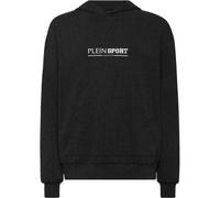 Sweatshirt PLEIN SPORT "Hoodie", Herren, Gr. M, schwarz (02, schwarz), Obermaterial: 60% Baumwolle, 38% Polyester, 2% Elasthan, Sweatshirts (36927143-M) 02, schwarz