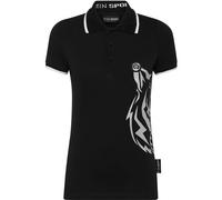 PLEIN SPORT Kurzarm-Poloshirt GLITTER (AACC-WTK2963-SJY001N) XS 02