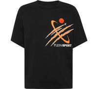 PLEIN SPORT Kurzarm-Rundhals-T-Shirt SCRATCH (AAEC-MTK8761-STE003N) L 0220 | black/orange