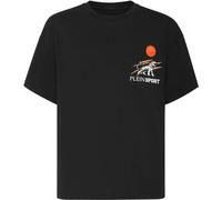 PLEIN SPORT Kurzarm-Rundhals-T-Shirt TIGER (AAEC-MTK8763-STE001N) L 0220 | black/orange