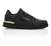 Sneaker PLEIN SPORT "Lo-Top Turnschuhe", Damen, Gr. 46, Normalschaft, schwarz (0294, schwarz, lightgold), Schuhe Sneaker (98845456-46) 0294, schwarz, lightgold