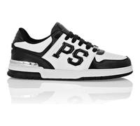 Sneaker PLEIN SPORT "Lo-Top Turnschuhe", Damen, Gr. 39, Normalschaft, schwarz-weiß (0102, weiß, schwarz), Schuhe (70979604-39) 0102, weiß, schwarz