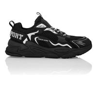 Sneaker PLEIN SPORT "Lo-Top Turnschuhe", Damen, Gr. 43, Normalschaft, silber (0270, schwarz, silber), Schuhe Sneaker (20896633-43) 0270, schwarz, silber