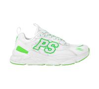 Sneaker PLEIN SPORT "Tiger", Gr. 40, Normalschaft, 0127, weiß, grünfluo, Schuhe (41774109-40) 0127, weiß, grünfluo