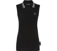 PLEIN SPORT Damen Polo W Poloshirt (PP1911) S Schwarz