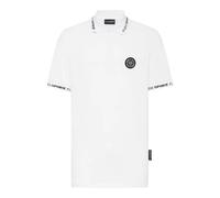 PLEIN SPORT Herren Polo TIGER (PP1641) 4XL Wei? 112