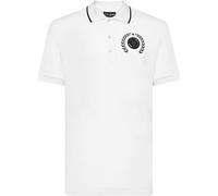 PLEIN SPORT Herren Polo CARBON TIGER 5XL Wei? 112