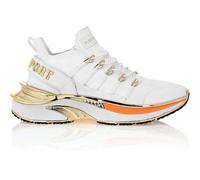 Sneaker PLEIN SPORT "Chrome Surfer", Damen, Gr. 45, Normalschaft, orange (0186, weiß, orangefluo), Schuhe Sneaker (96048805-45) 0186, weiß, orangefluo