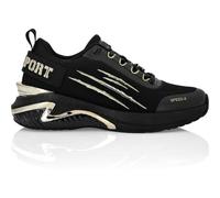 Sneaker PLEIN SPORT "Runner Sneaker", Damen, Gr. 35, Normalschaft, schwarz (0293, schwarz, lightgold), Schuhe Sneaker (62259147-35) 0293, schwarz, lightgold