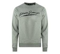 Plein Sport Signature Logo Grauer Pullover L