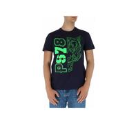 Plein Sport Sommer Herren T-Shirt Blau mit Print 381313 - Größe: M