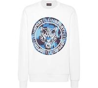 PLEIN SPORT Sweatshirt CARBON TIGER (PADC-MJO1210-SJO001N) 5XL 0107