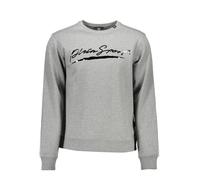 Plein Sport Sweatshirt Grau Rundhals Logo - Größe: XL