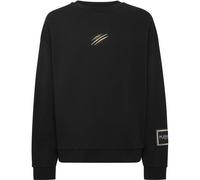 Sweatshirt PLEIN SPORT "Sweatshirt", Jungen, Gr. XL, schwarz (0294, schwarz, lightgold), Obermaterial: 88% Baumwolle, 12% Polyester, Sweatshirts Sweatshirt (70931320-XL) 0294, schwarz, lightgold