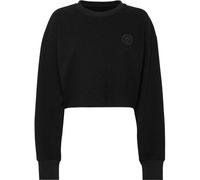 Sweatshirt PLEIN SPORT "Sweatshirt", Damen, Gr. L, schwarz (02, schwarz), Obermaterial: 77% Baumwolle, 23% Polyester, Sweatshirts Sweatshirt (49470140-L) 02, schwarz