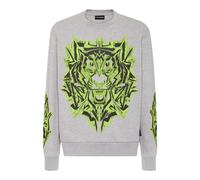 PLEIN SPORT Herren Sweatshirt THUNDER TIGER (PP4379) XXL Grau 212