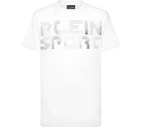 PLEIN SPORT T-Shirt Rundhalsausschnitt (AADC-MTK7944-STE001N) XXL 0170 | white/silver