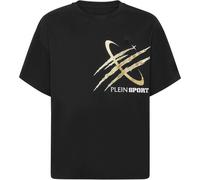 PLEIN SPORT T-Shirt Rundhalsausschnitt Ss SCRATCH (AAEC-MTK8761-STE003N) L 0293 | black/lightgold