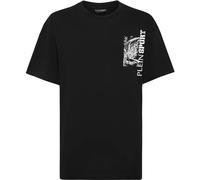 Plein Sport - T-Shirt Rundhalsausschnitt Ss Tiger - Größe S - schwarz