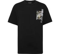 PLEIN SPORT T-Shirt Rundhalsausschnitt Ss TIGER (FAEC-MTK8368-STE001N) XS 0293 | black/lightgold
