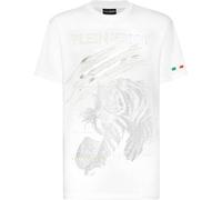 PLEIN SPORT T-Shirt TIGER (SAEC-MTK8006-STE001N) S 0193 | white/lightgold