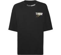 T-Shirt PLEIN SPORT "Tiger Tokyo", Herren, Gr. XL, 0294, schwarz, lightgold, Obermaterial: 100% Baumwolle, Shirts (69797913-XL) 0294, schwarz, lightgold