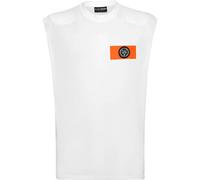 PLEIN SPORT Tanktop (FADC-MTK7573-STE003N) 4XL 0120 | white/orange