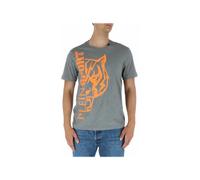 Plein Sport Tiger T-Shirt Grau Herren Frühjahr Sommer Kollek - Größe: S