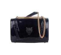 Plein Sport Unisex Flap Shoulder Heidi Handtasche, Black