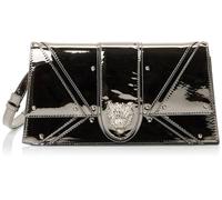 PLEIN SPORT Unisex Shoulder Sparkle Handtasche, Dark Silver
