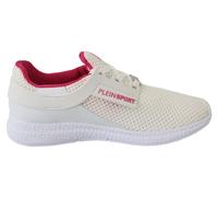 Plein Sport Women's White Polyester Runner Becky Sneakers Shoes EU 39/UK 6