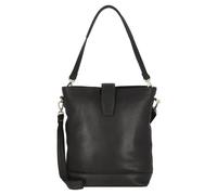 Plevier Bow Schultertasche Leder 30 cm Laptopfach schwarz (TAS012632)