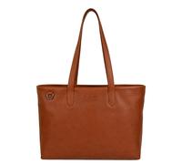 Plevier Catz Laptoptasche - 16" Laptopfach - abnehmbarer Schultergurt - cognac