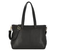 Plevier Edge Aktentasche RFID Schutz Leder 40 cm Laptopfach schwarz Herren