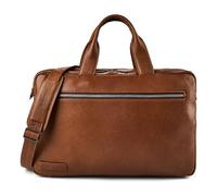 Plevier Jimmy Aktentasche Leder 31 cm Laptopfach braun