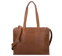 Plevier Power Aktentasche Leder 41.5 cm Laptopfach cognac Damen